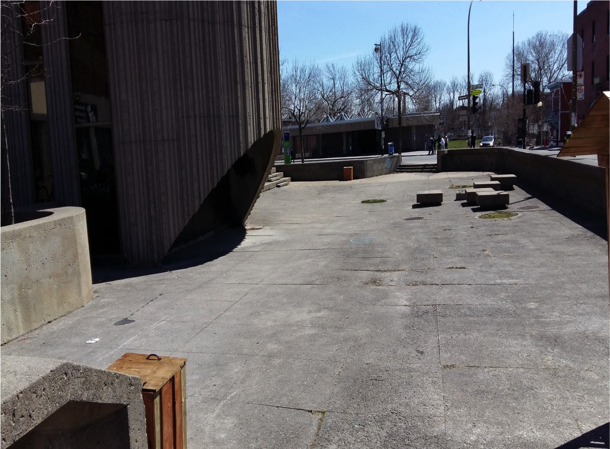 Fusion_Jeunesse's tweet photo. Admirez #ilotvert : espace bétonné transformé par des élèves de FPT de l'école sec. Saint-Henri! #persévérance #Mtl https://t.co/azziejcxye