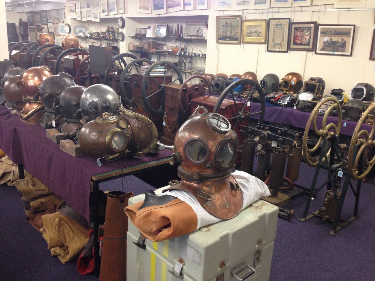 BHL_valuer's tweet photo. #Pardoe #diving #Collection & #Maritime #auction all ready for viewing #art #nautical #antiques #Exeter @BHandL https://t.co/ytmI00p8fx