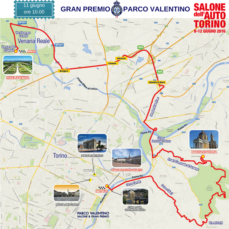 twitorino's tweet image. Domani il Gran Premio @parco_valentino auto rare: dalle 15 al via i 45 km tra @BasilicaSuperga e @LaVenariaReale
