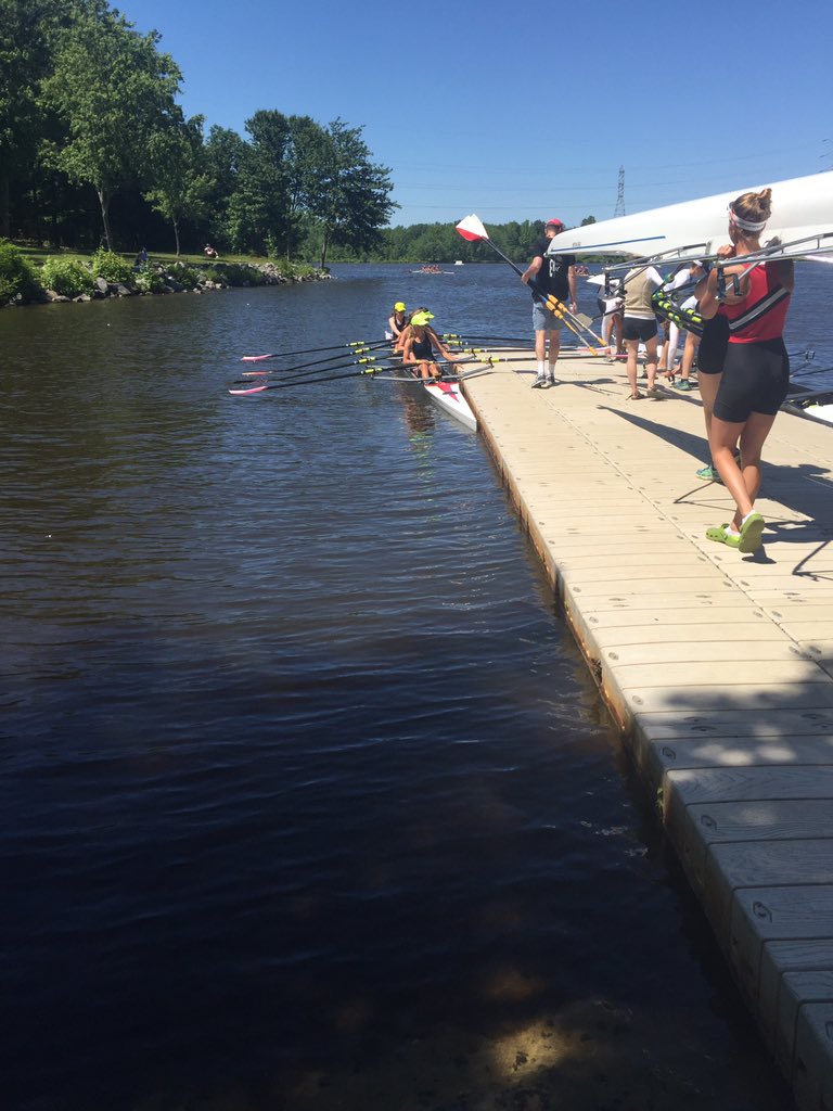 Quad falls .4 seconds short in a tough heat and is headed to the C final