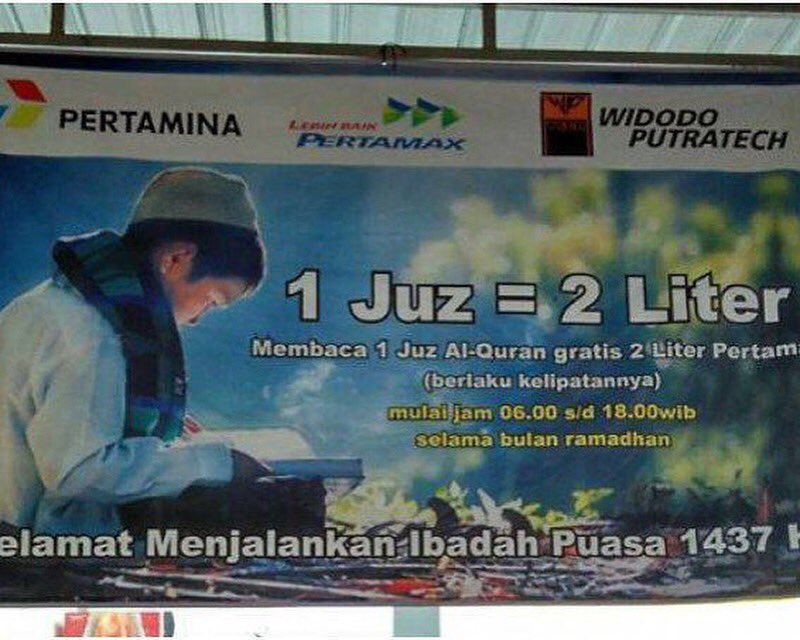 Ada pom bensin yang berlomba berbuat kebaikan, bisa ditiru yaa, semoga berkaah buat semuanya