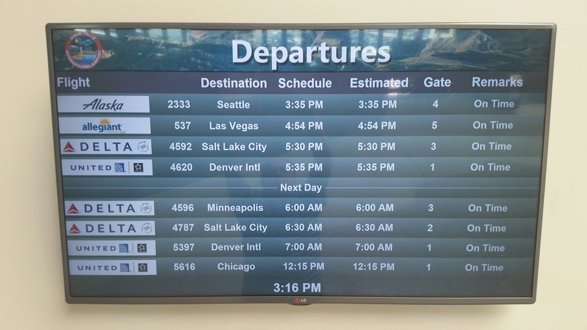 Great Falls Airport tweet media