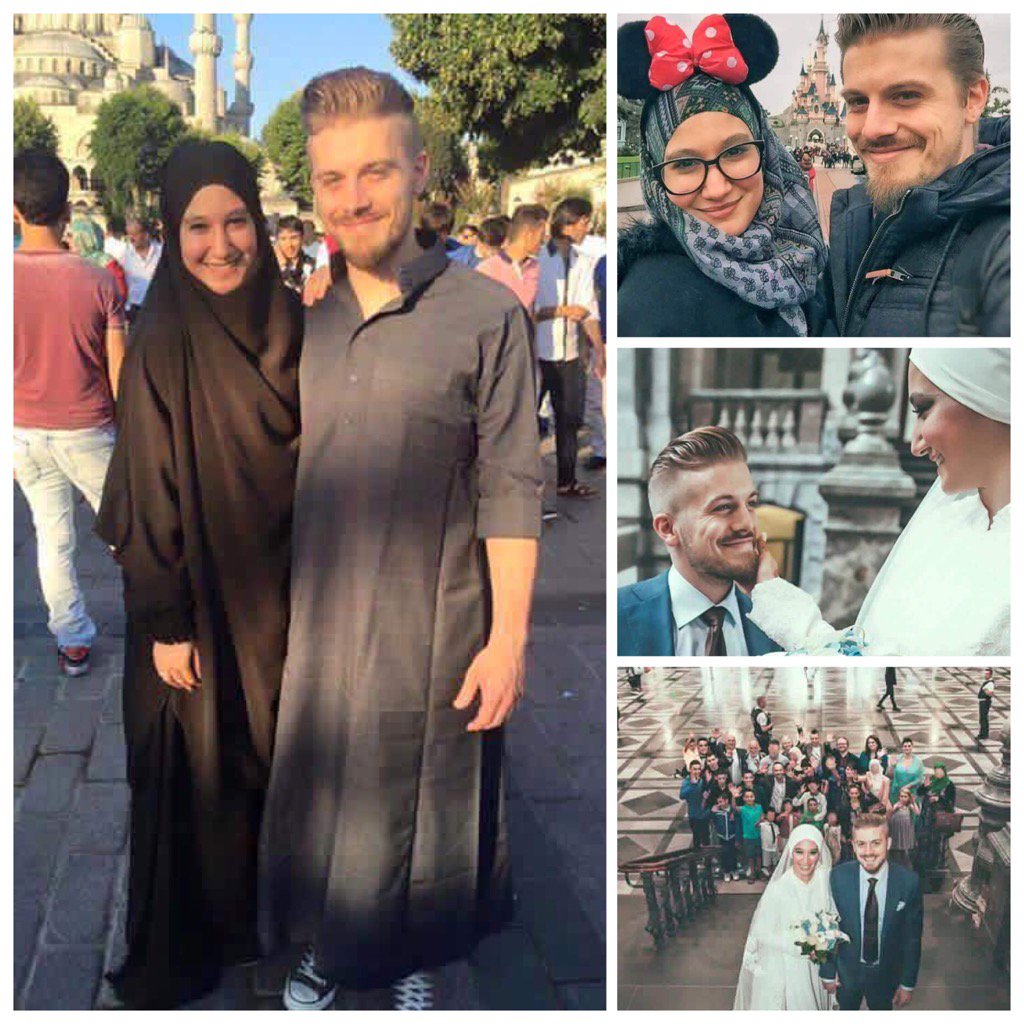 _al_suwailem's tweet photo. بلجيكي بعد أن أعلن إسلامه يتزوج ب فتاة مغربية " بارك الله لهم وبارك عليهم وجمع بينهم في خير " ❤️ https://t.co/k4JKpt86Aa