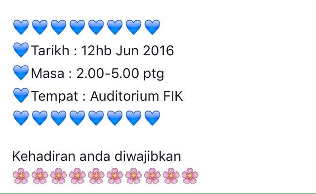 mhdaizat's tweet photo. Perhatian kepada pelajar dtm dan dtmm FIK.. 👇👇

@twt_pmfik 
#UniSZAPastiTahu 
#pmfik
#tembila https://t.co/BSefL5DllE