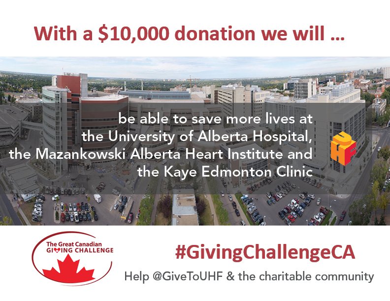GiveToUHF's tweet photo. Your small contribution enters us to win $10k to support life-saving causes. https://t.co/YFlFai6myK https://t.co/C9MyQIBeIO