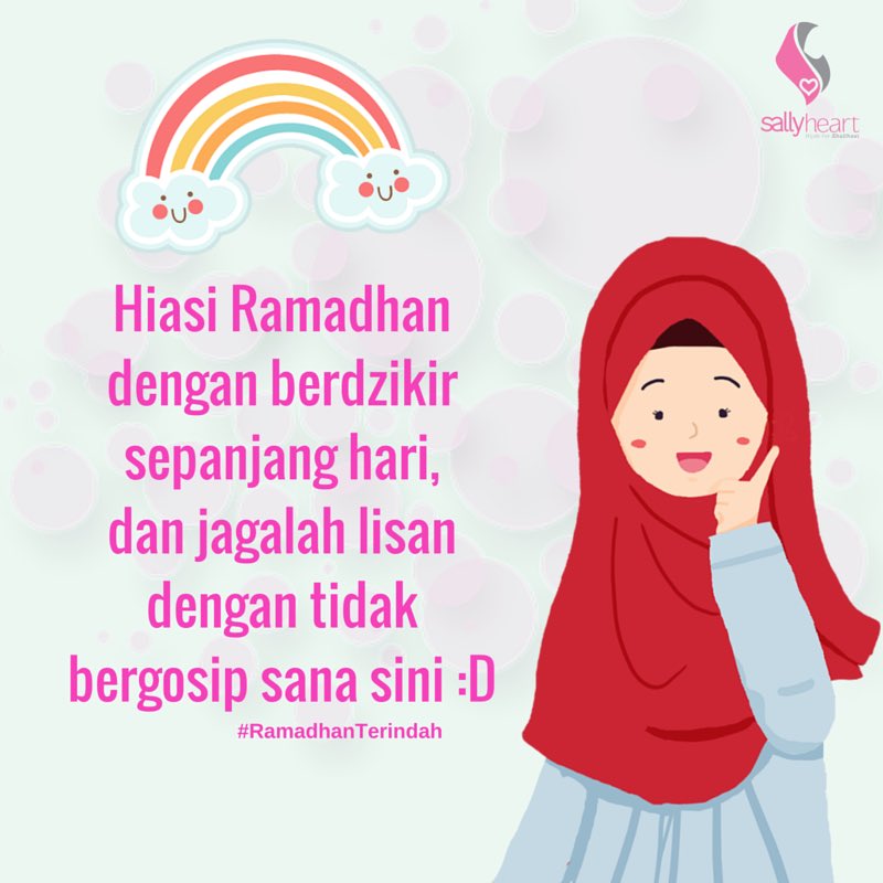 STOP gosiip! Jangan sampai yang tersisa hanya lapar dan dahaga, Jaga hati, Jaga lisan. Itu ciri muslimah beriman 😇