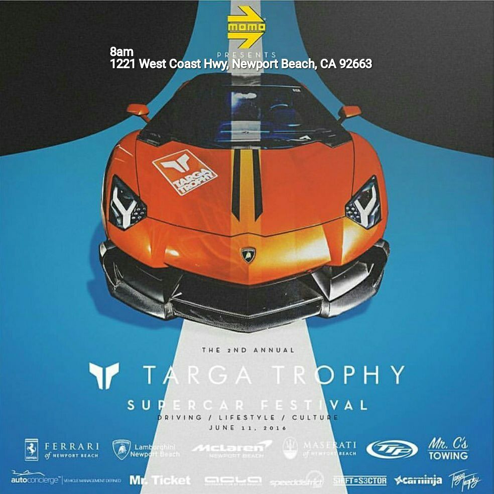 CarMeetOfficial's tweet photo. #SoCal Car Scene: Don't miss the Super Car Festival hosted by #targatrophy June 11 #CarMeetOfficial https://t.co/Xo6YazEdQ5