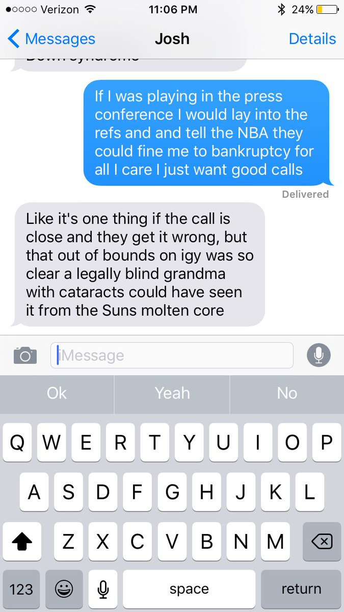 Patrick_J16's tweet photo. How to explain the Refs calls tonight. https://t.co/grP0ofuKFv
