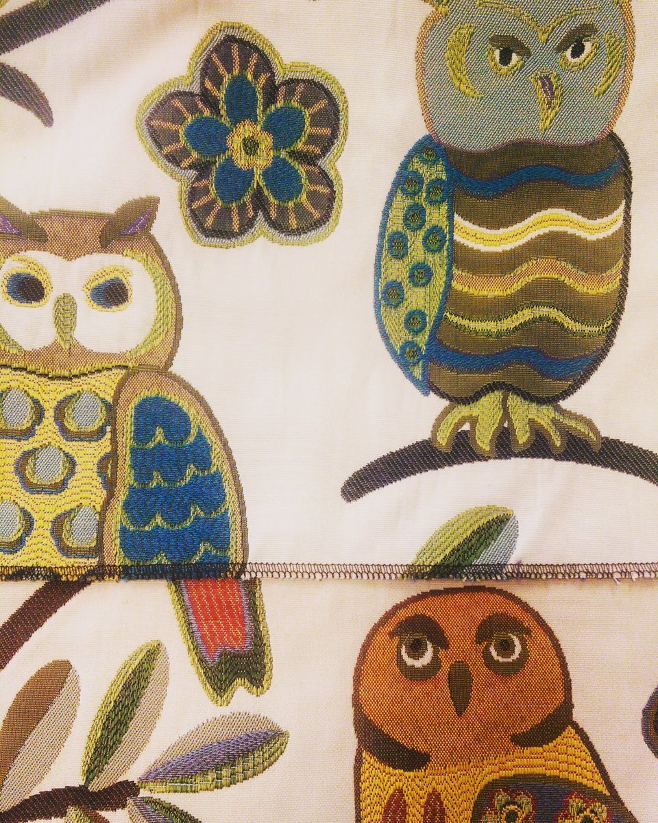 charfabrics's tweet photo. The cutest #upholstery fabric you ever did see. π #fabric #cute #owl #design #colormepretty #interiordesign https://t.co/ZJAyqNDTBl