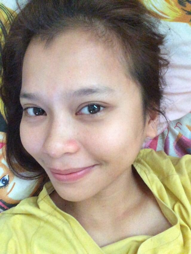 Bangun tidur kuterus selfie 😂 siang bgt ela bangunnya.. Jangan dicontoh yahhh 😢 happy fasting all, smoga lancar yah