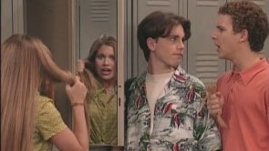 Jobazzle's tweet photo. 50. Boy Meets World. This show had 7 SEASONS. THEY GREW UP BEFORE OUR EYES if Cory &amp; Topanga aren't ur otp ur LYING https://t.co/XyxJVx6hko