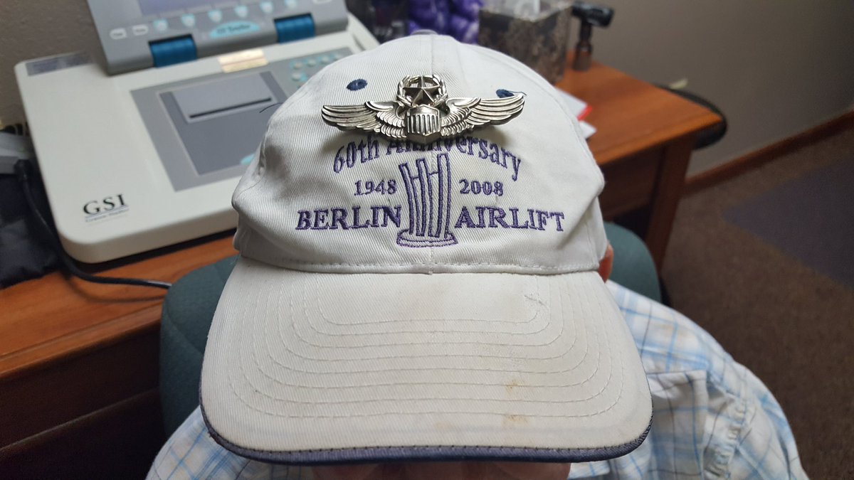 helpforringing's tweet photo. Pleasure to work with a 95 year old patient who flew B24's in the Berlin Airlift. Sir you're a true hero! Thank you! https://t.co/bP33ScISmv