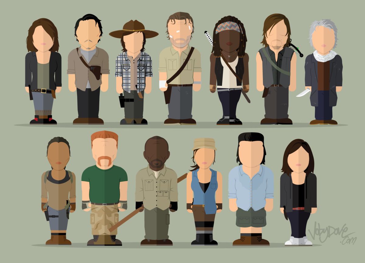 The Walking Dead on AMC on Twitter: "Squad. Via: https://t.co/XwmTUb0Qj3  Submit your #TWD #fanart: https://t.co/WFFovpROwq https://t.co/nTiUntTaT3"  / Twitter