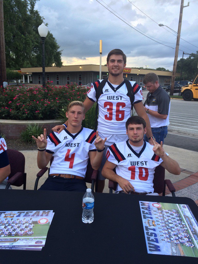 Come out tomorrow night and watch these 3 represent THS in the Bayou Bowl. Game starts at 7pm at Rhodes Stadium.
