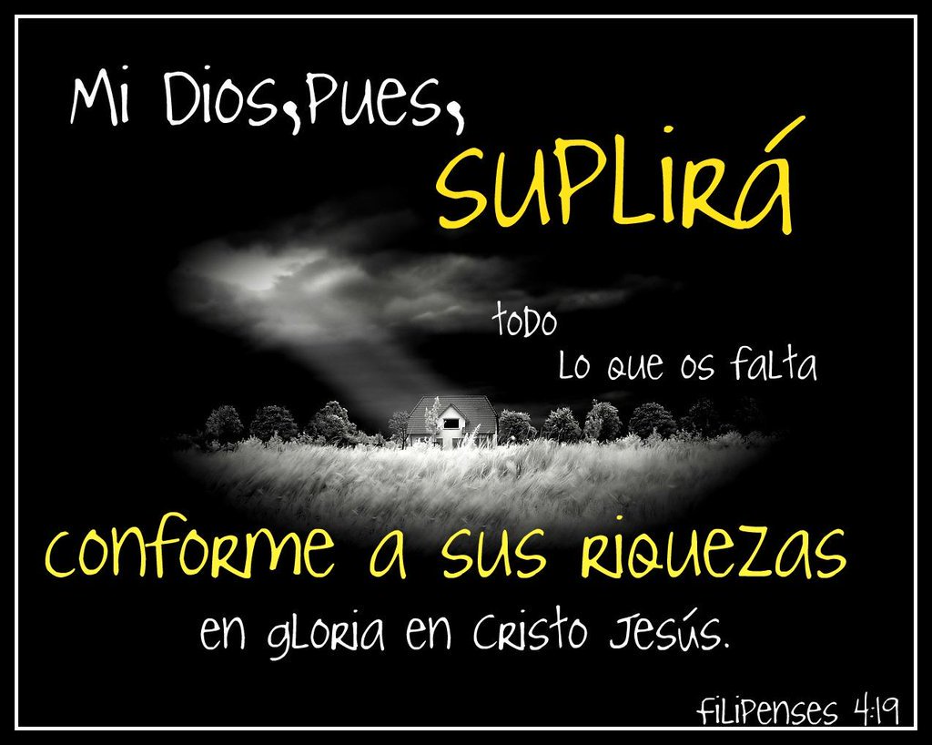 CristianoMundia's tweet photo. Mi Dios, pues, suplirá todo lo que os falta conforme a sus riquezas en gloria en Cristo Jesús. 

(Filipenses 4:19) https://t.co/rF2KAziQdR