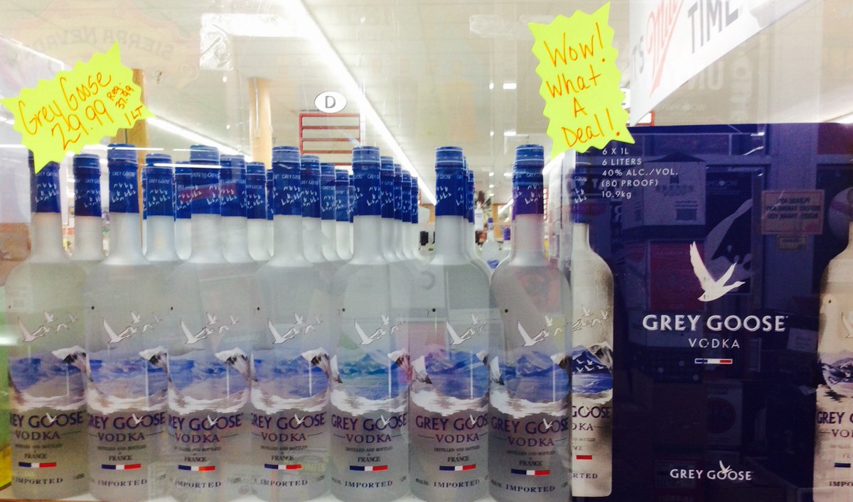 Woodmans Food Market On Twitter Grey Goose Vodka Regularly 37 99 For A 1 Liter Bottle Now Only 29 99 Whatadeal Whilesupplieslast