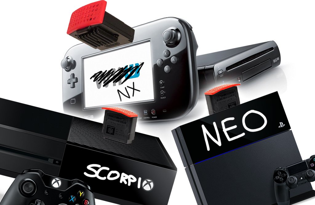 razzadoop's tweet photo. Here's how I'm hoping all these mid-generation console expansions turn out: https://t.co/nQf7csHtYj
