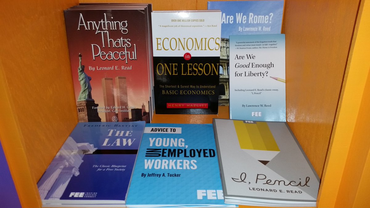 economike502's tweet image. THANK YOU to William @feeonline for helping my @LtlFreeLibrary project! @jeffreyatucker #LibertyLibrary