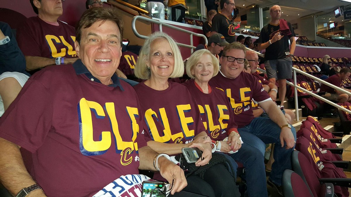 byoost's tweet photo. We are All In! for tonight's game.  Go Cavs! #ALLin216 #GoCavs https://t.co/5aAkY7uYPp