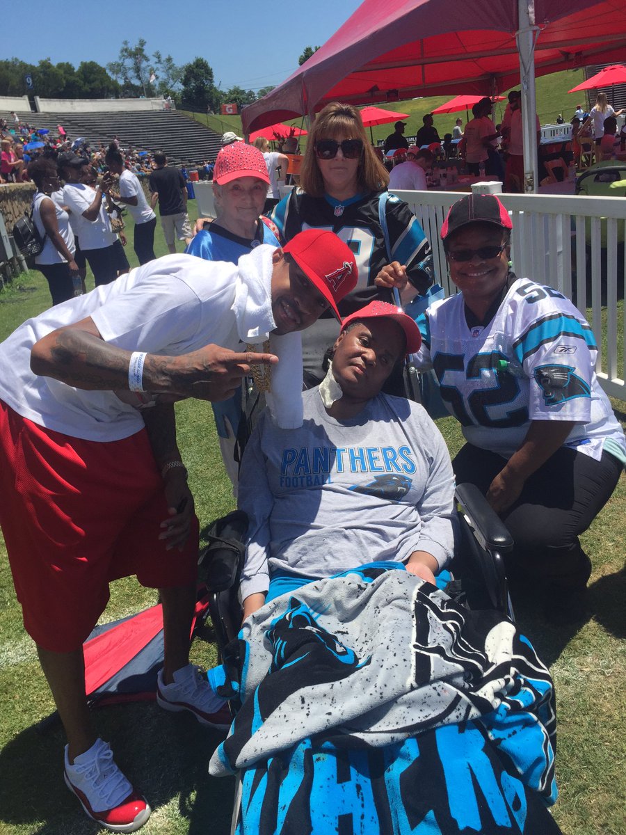 CEOgastonia's tweet image. Gastonia Care &amp;amp; Rehab's Elders DREAM came true @CameronNewton KICK BALL Tour. @alleniverson, my new #1NBA player 😍