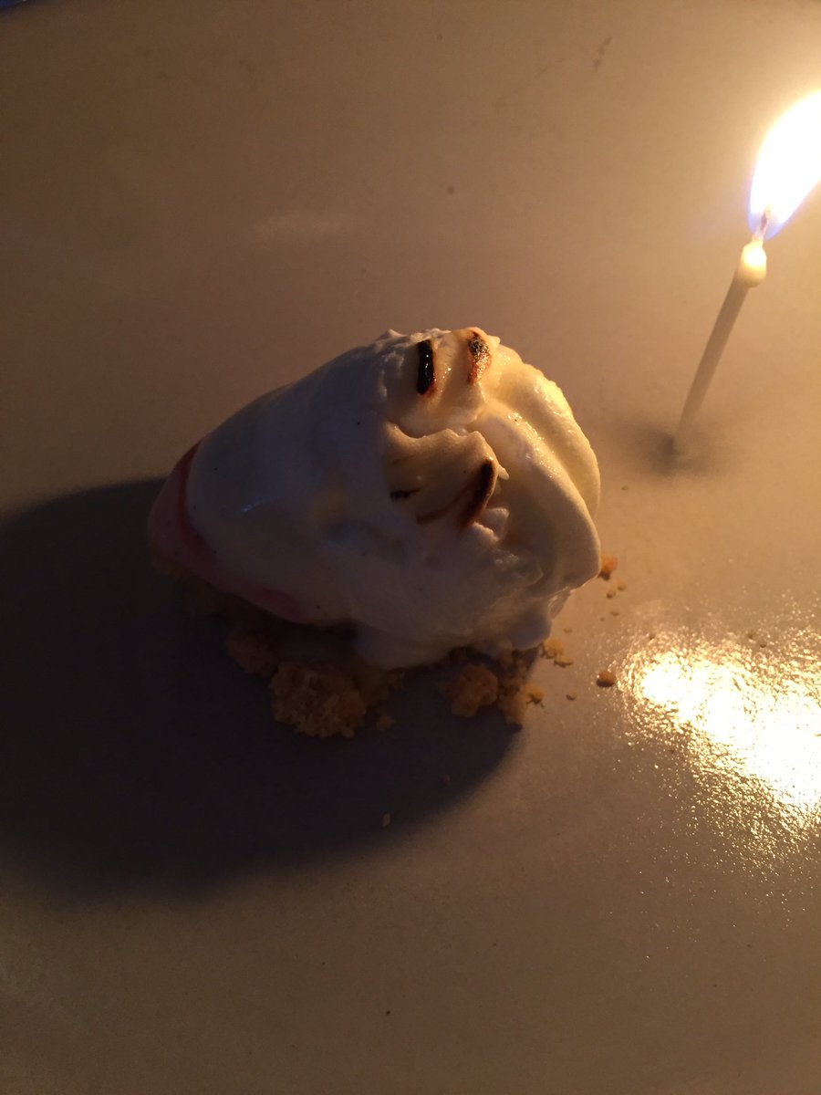 MarlowMoo's tweet photo. Baked Alaska at Eleven Madison Park #nycfood #moocation https://t.co/hlegF9ernH