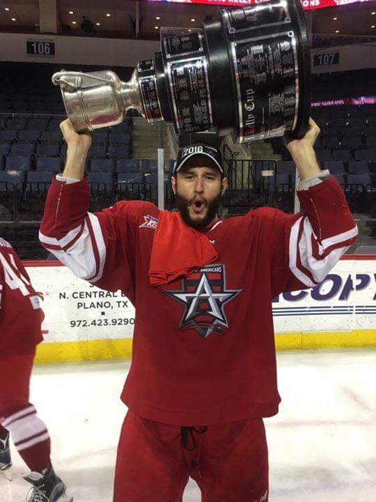 Congrats to <a href="/TriCityStorm/">Tri-City Storm</a> alum <a href="/RPsev_7/">RP</a>  on winning the #kellycup last night with the Allen Americans #StormProud