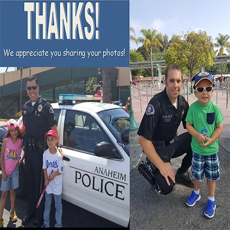 AnaheimPD's tweet image. Thanks &amp;amp; appreciation to the families that took time to send us these fun photos! #community #teamwork #excellence