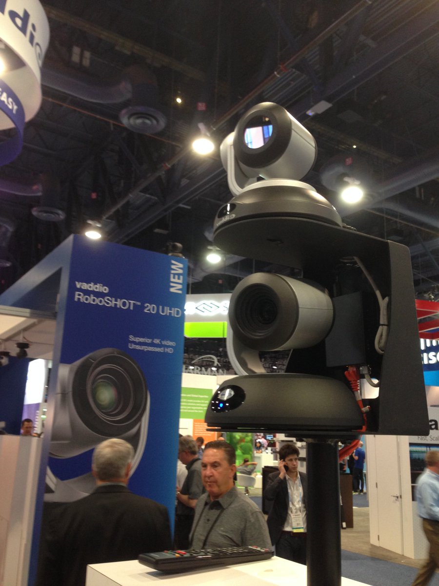 electronicevo's tweet image. @vaddio you did NOT disappoint! #RoboTRAK #InfoComm16