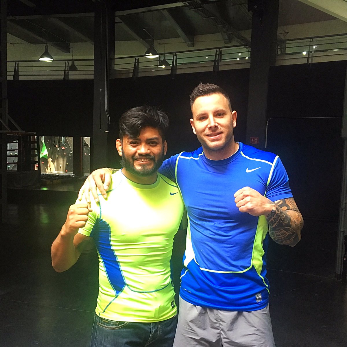 EstebanGandiaSh's tweet photo. Buenísimo entrenamiento con Maruin , todo un crack y una bellísima persona 💪👊 https://t.co/mayCwoWLDi