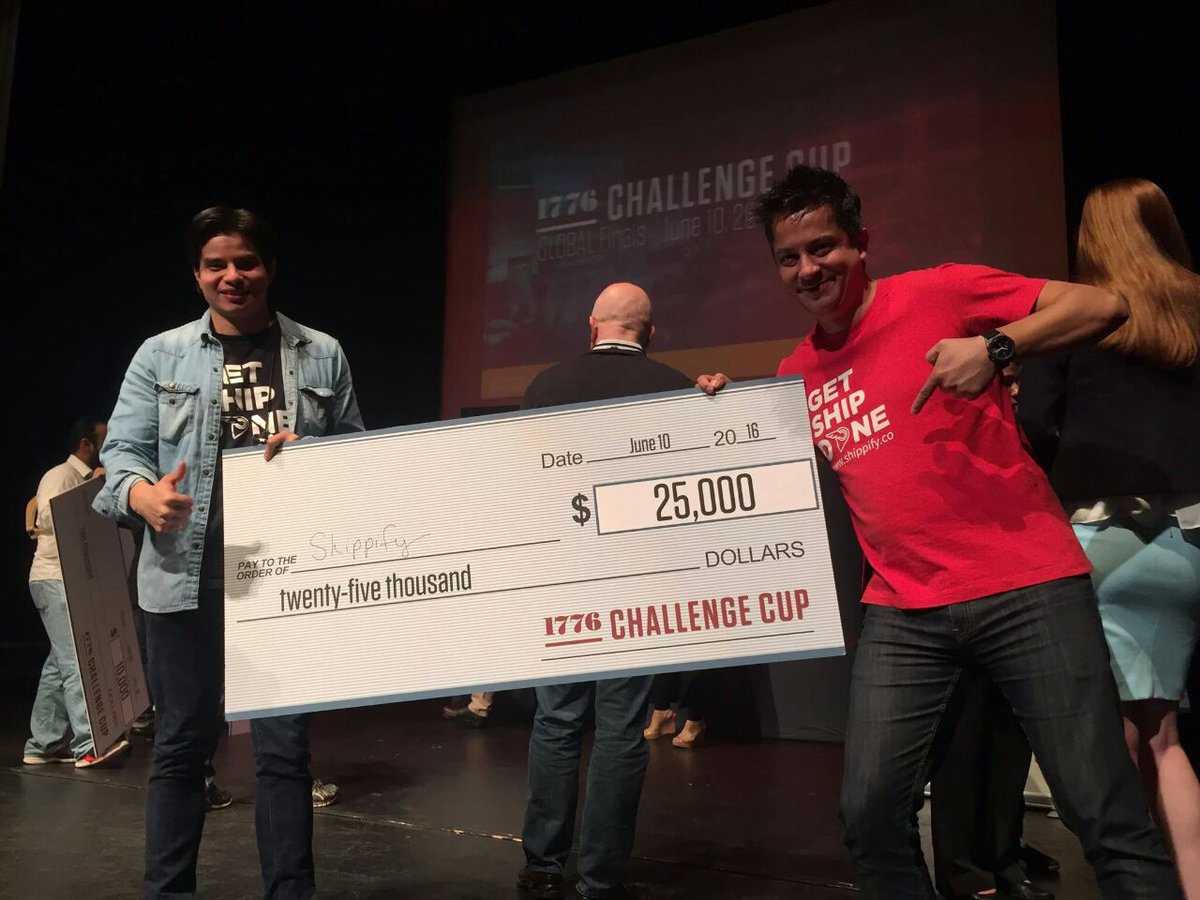 GEWEcuador's tweet image. Congrats @Shippify team, specially to @luisloaiza &amp;amp; @migueltorrese you inspire others to succeed #1776ChallenguCup