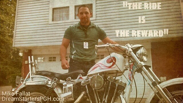 mikefallat's tweet photo. The ride is the reward. #entrepreneur #lifestyle #mikefallat #quote #dreamstarter #book https://t.co/dzOhlbn9xd