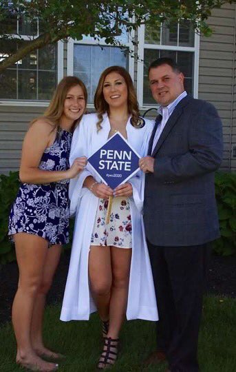 Thursdancer's tweet photo. One Penn State alumni and two current students. #pennstate2020 https://t.co/7zNB999LCg