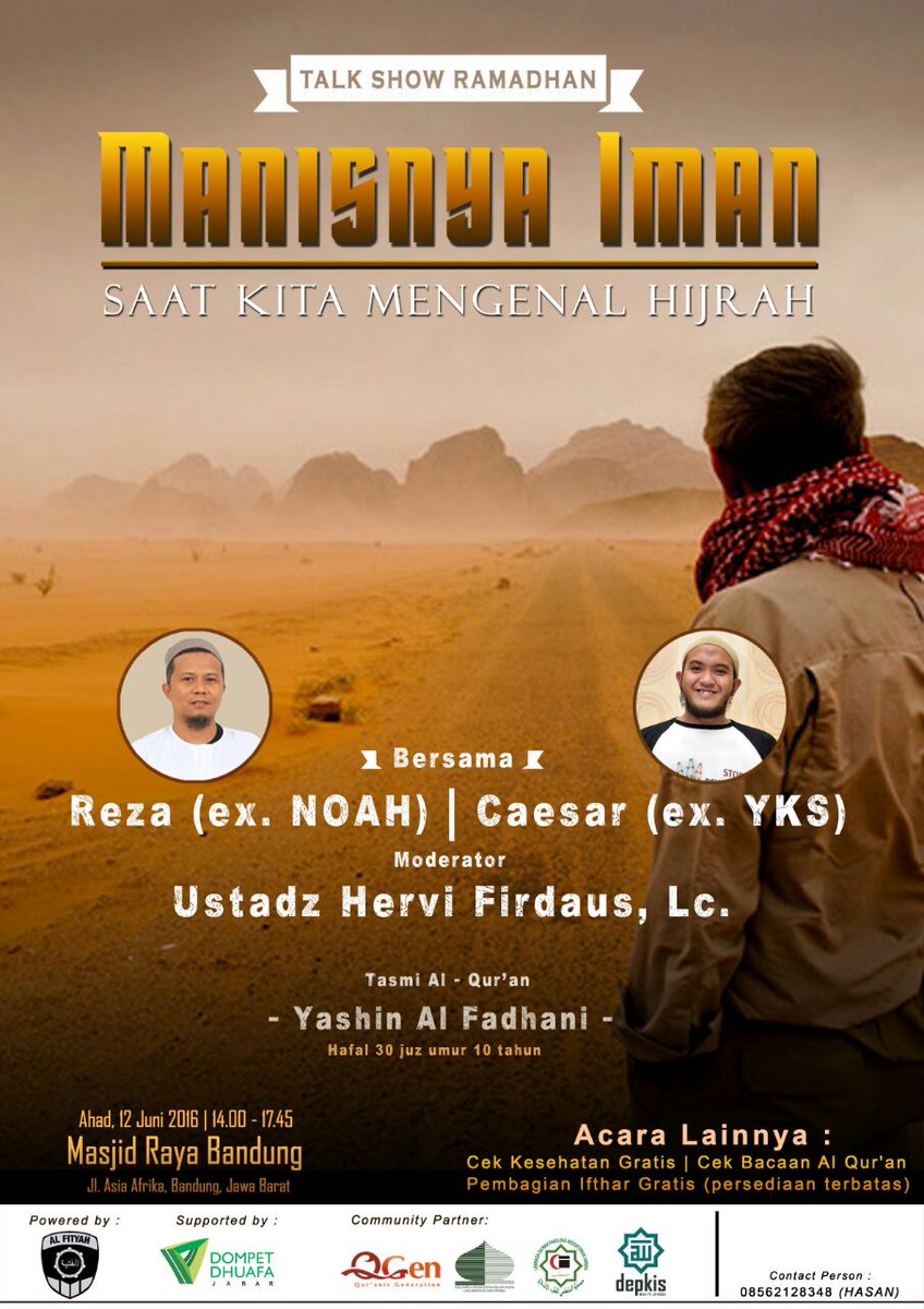 [Ahad, 12 Juni 2016]

#InfoKajian
#AyoKeMesjid
#BandungLautanHijrah