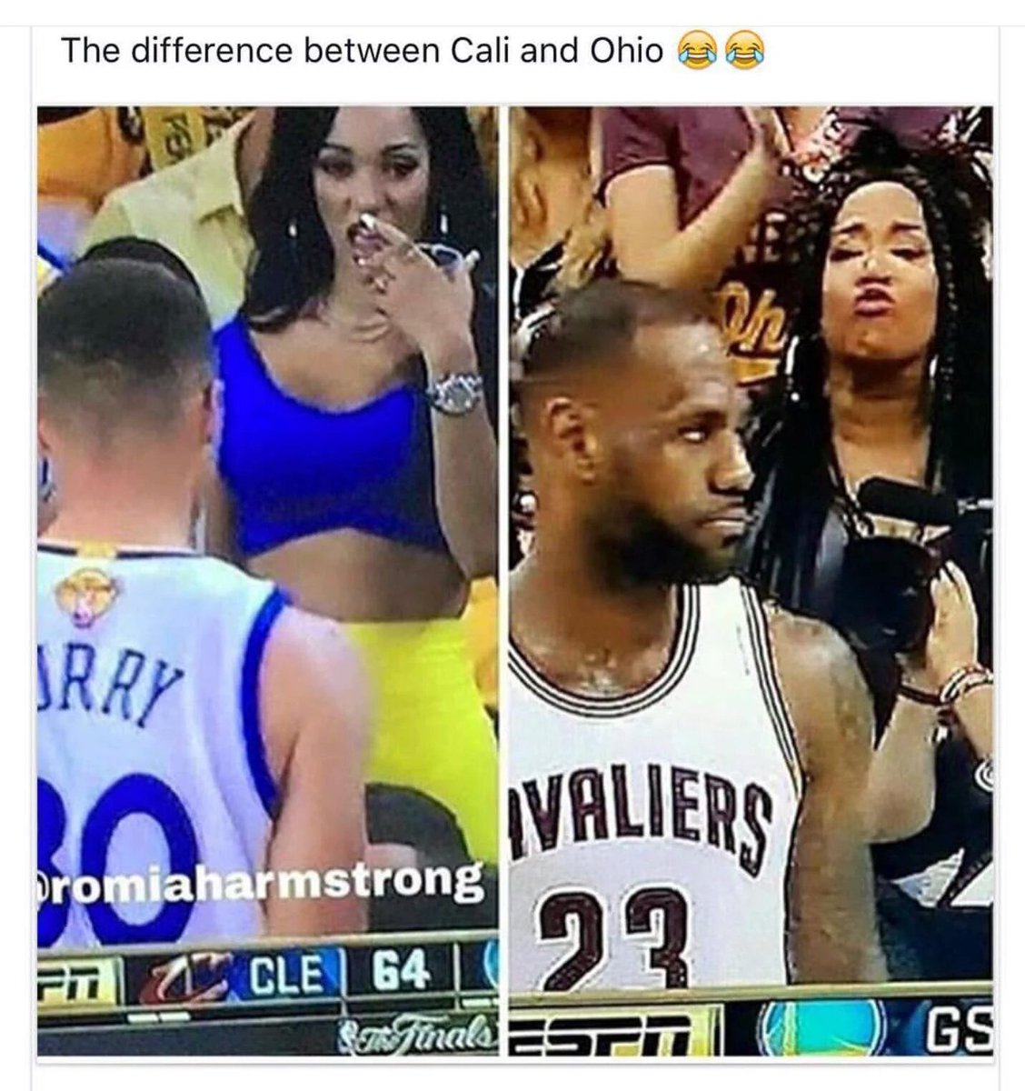 TheDunkCentral's tweet photo. Bay area vs Cleveland https://t.co/rHFnwHzrsZ