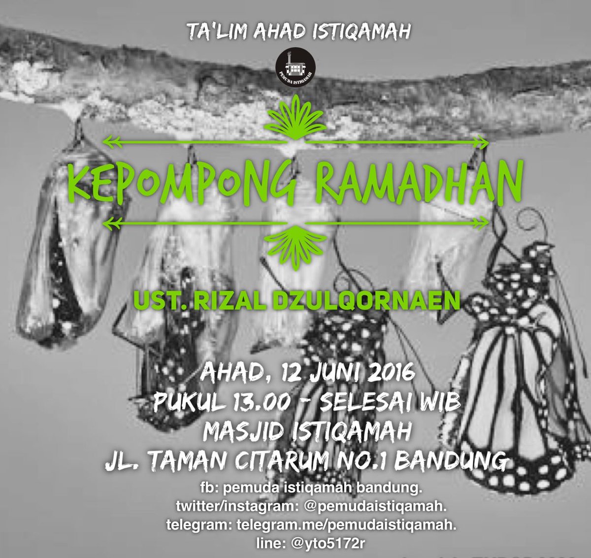 [Ahad, 12 Juni 2016]

#InfoKajian
#AyoKeMesjid
#BandungLautanHijrah