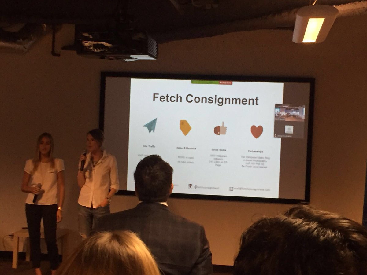 nadagrocery's tweet photo. Fetch Consignment diverts waste from fast fashion. Love it! #SUDemoDay #VanStartupCity @Spring_is @KeithIppel #zw https://t.co/9xFA0WHKH3