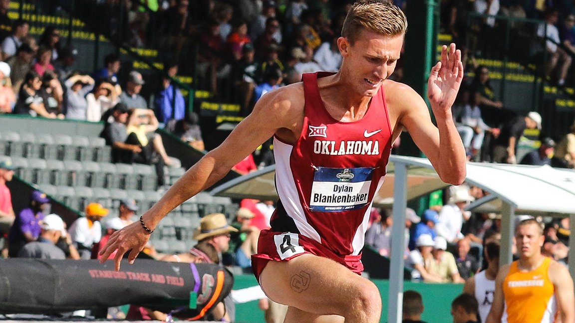 OU_Track's tweet photo. @D_Blankenbaker Places Fourth at @NCAATrackField Championships with Record Time! Read more...https://t.co/QUtDDHUcGb https://t.co/Gs9hC73yYS