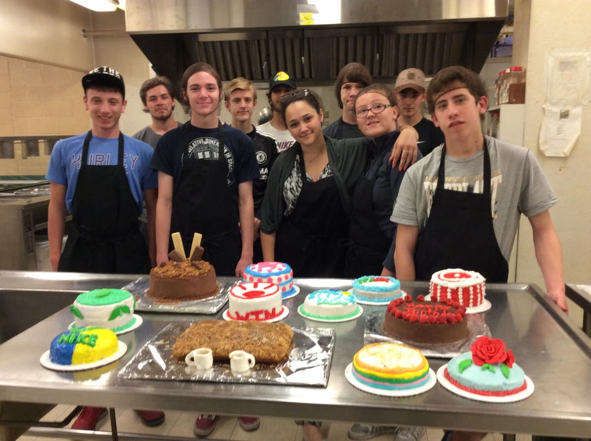 Proud bakers.  Awesome job !