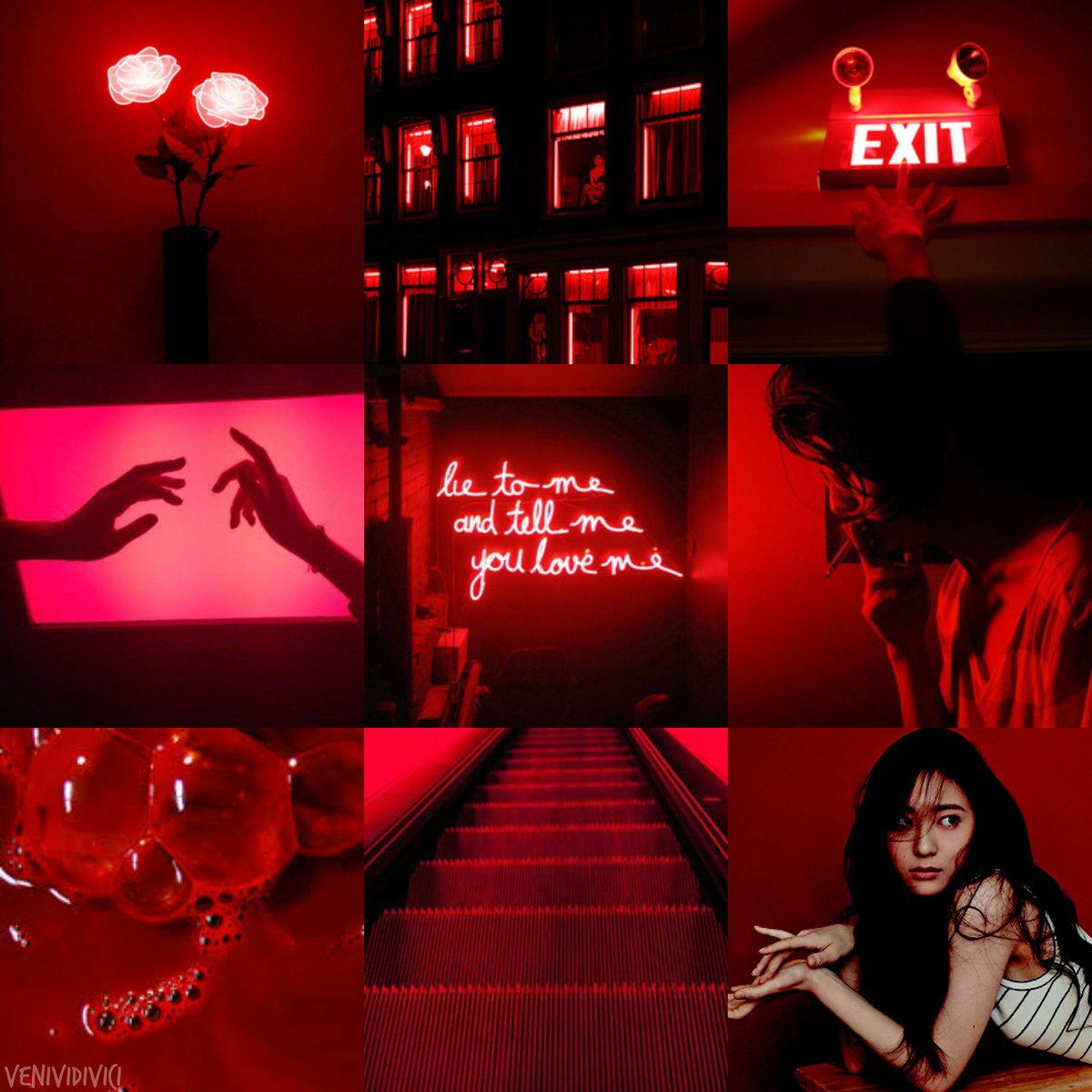VENIVIDlVICI's tweet photo. jung soojung / fx krystal jung moodboards red, soft pink, soft blue, yellow theme https://t.co/gLxWlCGIYv