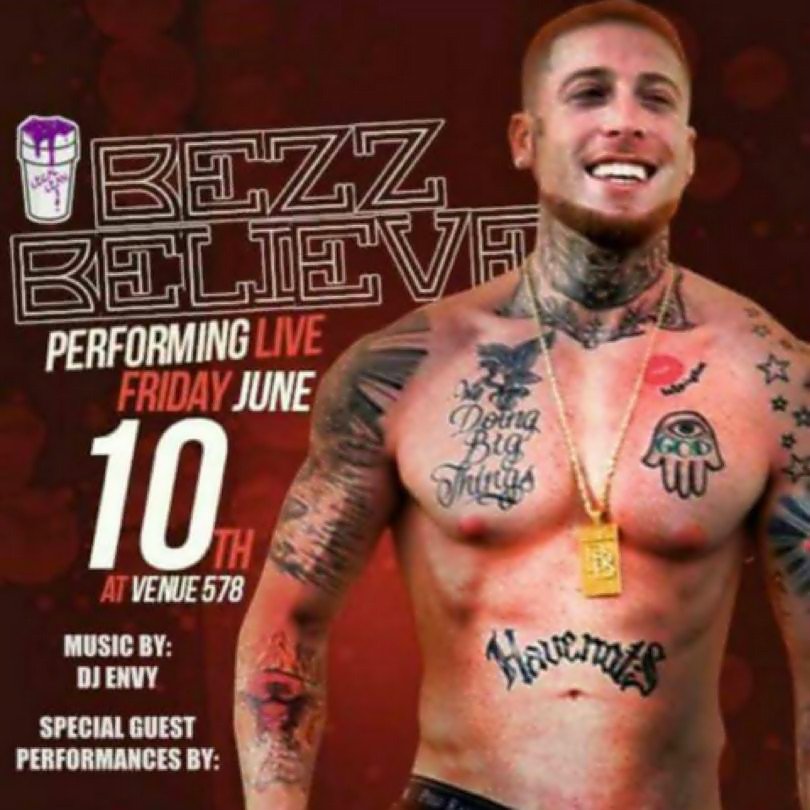 legalleanstore's tweet photo. Show starts 10pm! Who's coming thru to show support for @BezzBelieve at @Venue578? #Sponsored by #LeganlLean https://t.co/zlPDvkYsMN