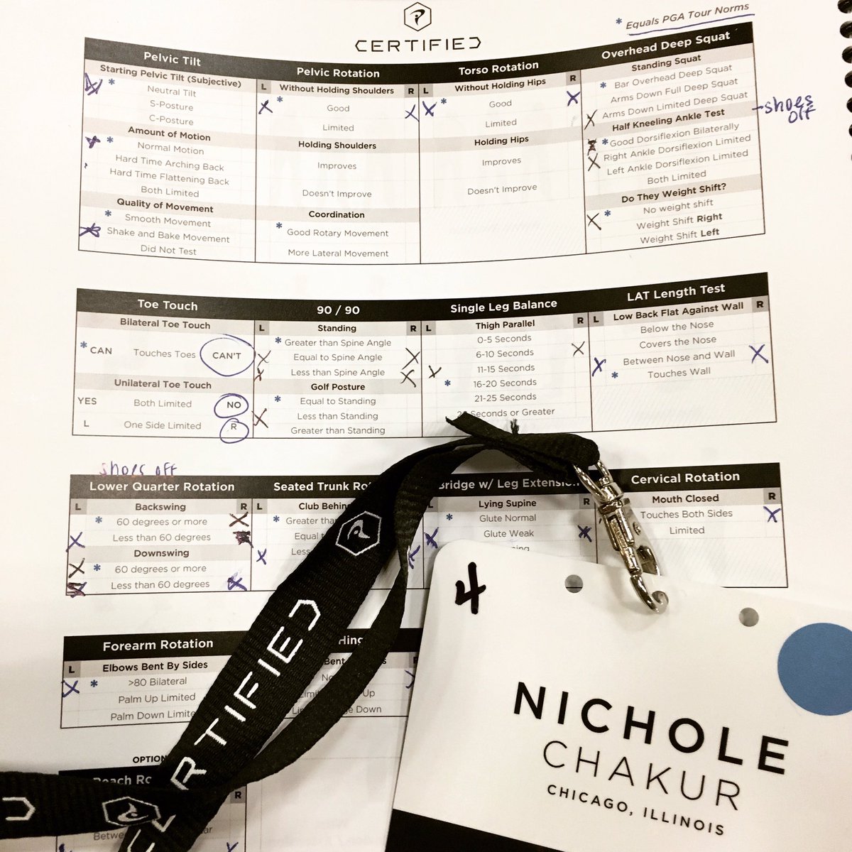 NikiDPT's tweet photo. TPI level 1 Cert completed! Can't wait to get back in the clinic on Monday! β³οΈ #TPICHI #titlestperformanceinstitute https://t.co/SHFxNDfKd8