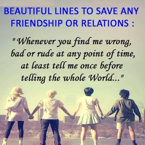 message_mobile's tweet image. #Beautiful lines to save any #friendship or #relations: Whenever you find me wrong, bad or rude...