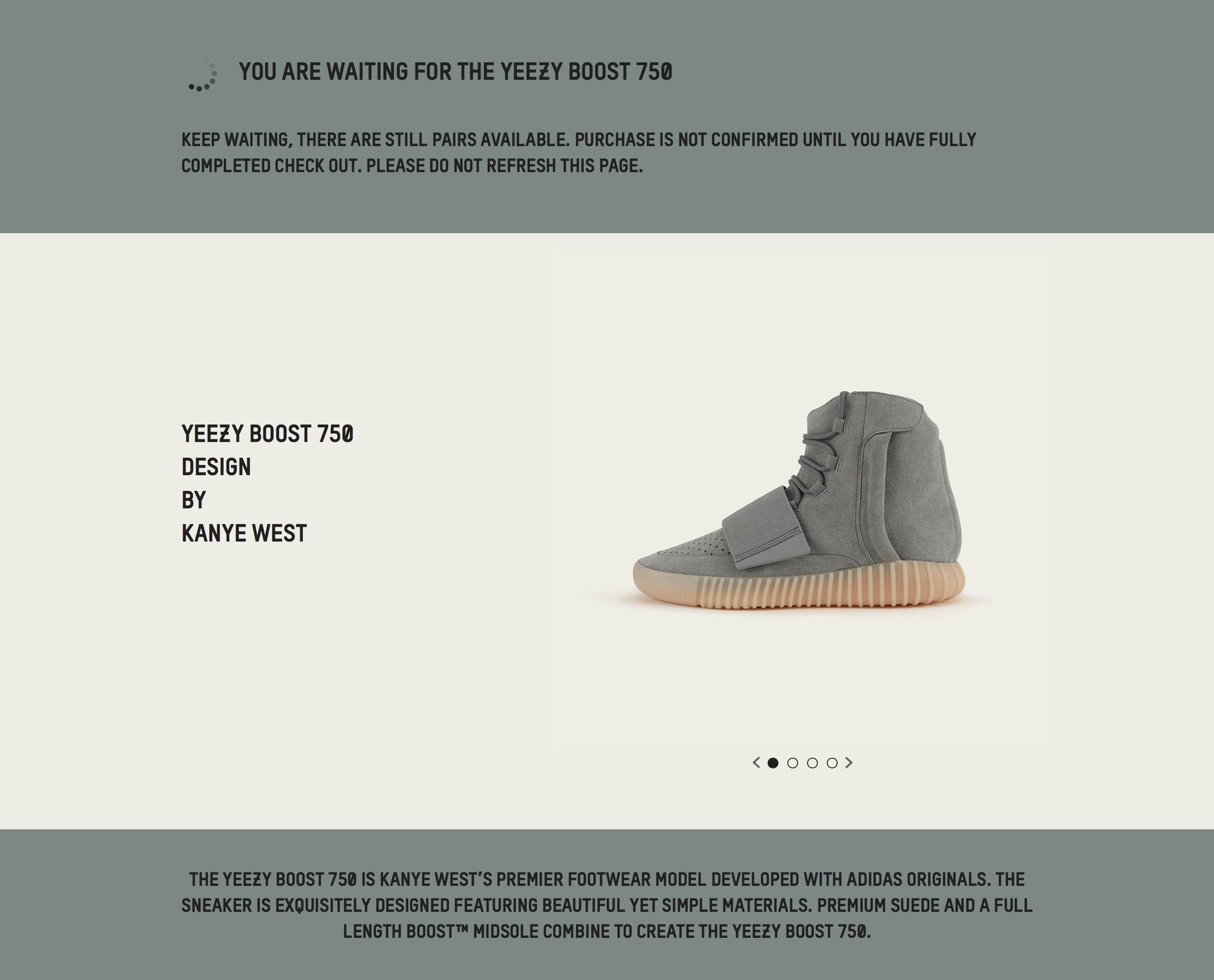 adidas yeezy queue online