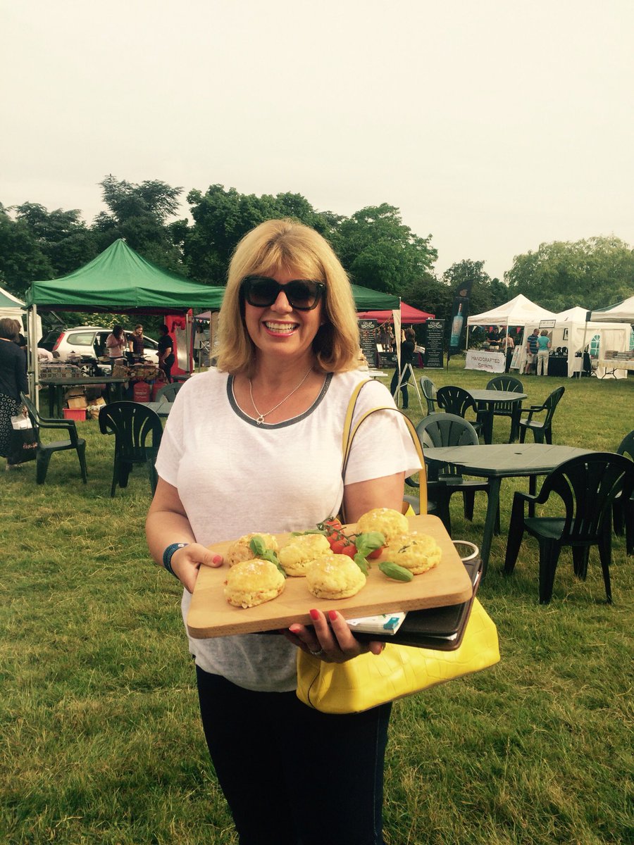 RipleyFarmersM's tweet photo. Our first 'half dozen' entry. Feta, tomato and basil scones! Yum @RipleyBakeOff https://t.co/uk3WA3HJKO