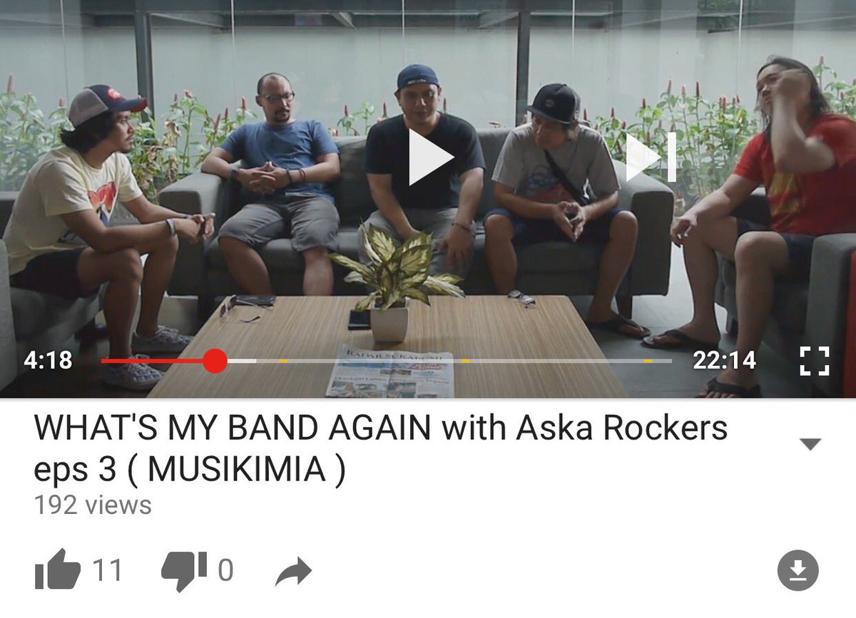 sudah tayang #WHATSMYBANDAGAIN w/ <a href="/askaROCKERS/">Aska Pratama</a> eps <a href="/musikimia/">musikimia</a> #rockadventure2016 
youtu.be/_G0pTGfb-7M