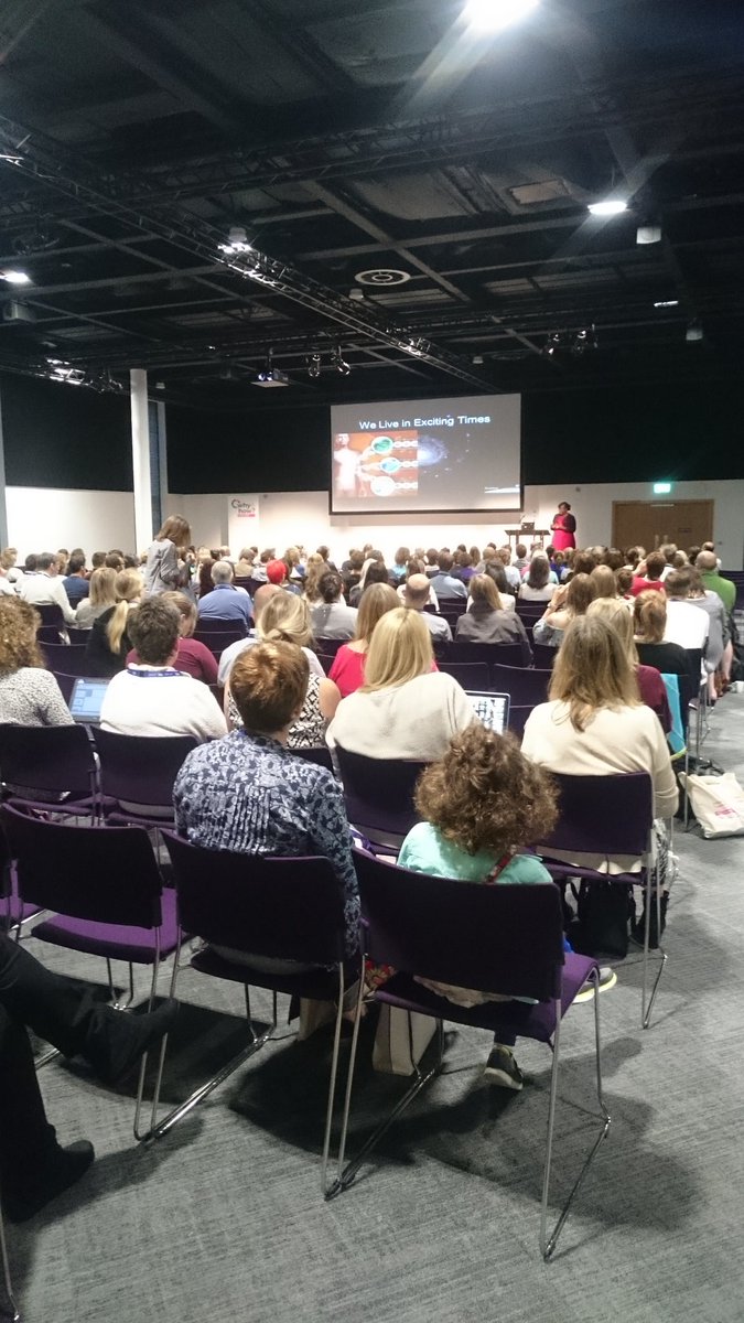 Kicking off the last day of #PSTTBelfast with the fabulous Maggie Aderin-Pocock and a Tour of the Universe....