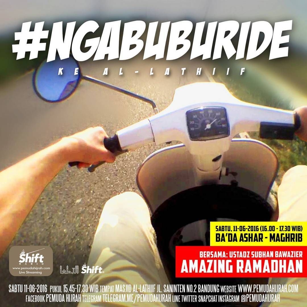 [Sabtu, 11 Juni 2016]

#InfoKajian
#AyoKeMesjid
#BandungLautanHijrah