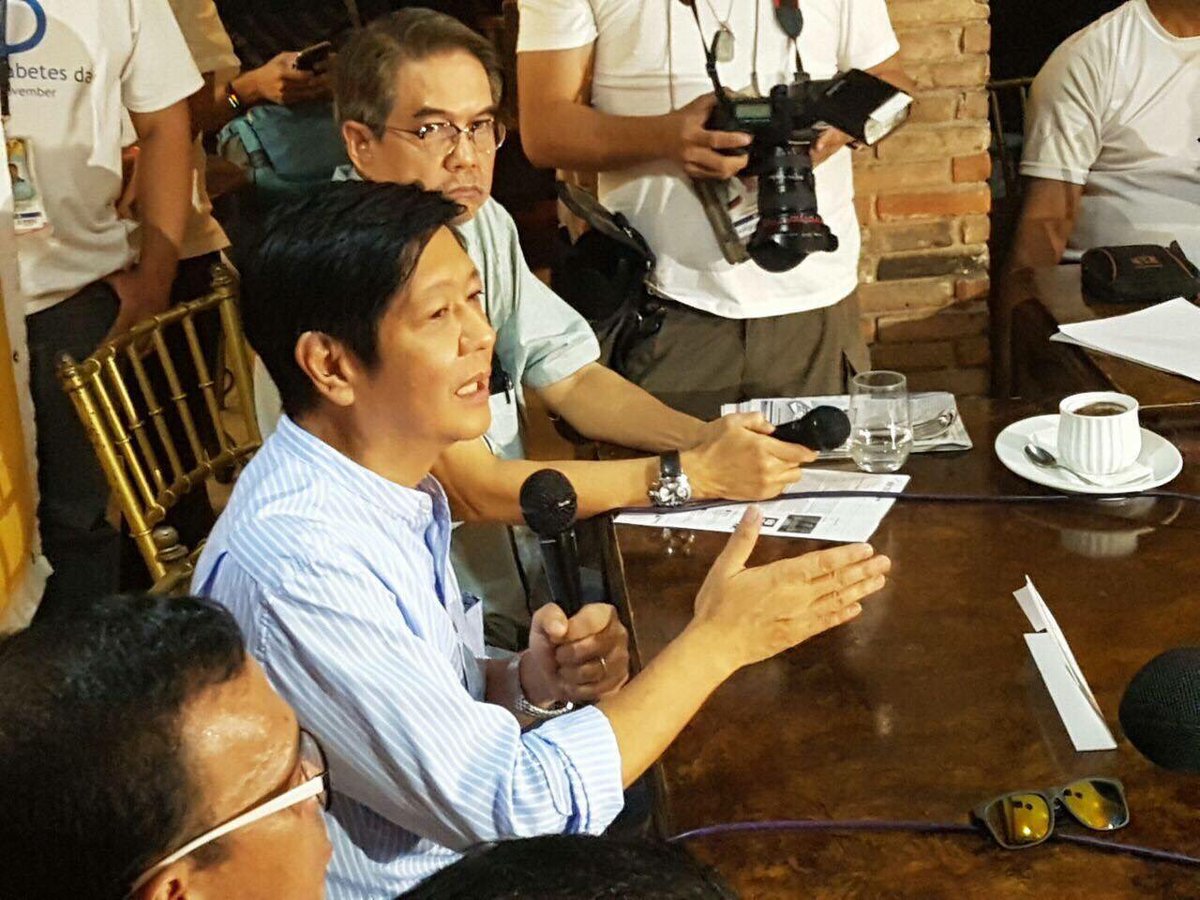 bongbongmarcos's tweet photo. My goal is not to go after anyone but to expose the TRUTH and to honor all those who voted for me #FIGHT4BBM https://t.co/nQ8ZclShgG