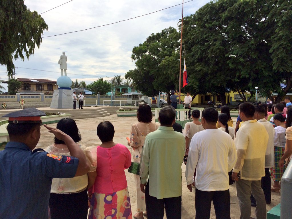 June 11,2016- Flag raising and wreath laying ceremony in celebration of the 118th Philippine Independence Day
