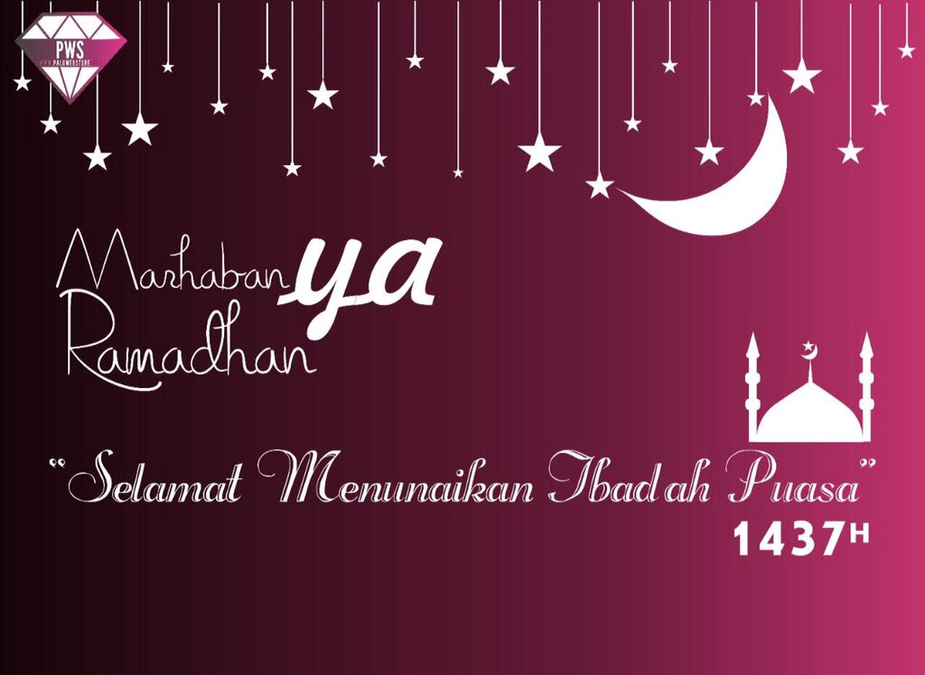 Marhaban ya Ramadhan🙏
Selamat menunaikan Ibadah Puasa 1437H🙏🙏🙏🙏